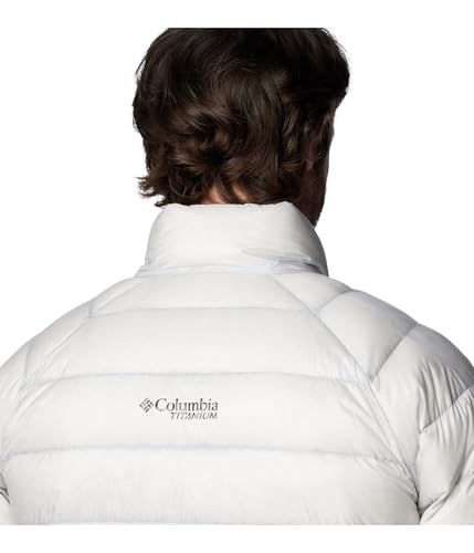 2088781043 COLUMBIA MEN ARCTIC CREST DOWN JACKET NIMBUS GRAY SIZE L - Like New