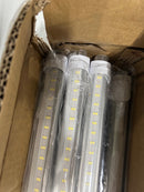 SUNCO T8 LED BULBS 4FT, 8 PACK - CLEAR - Like New