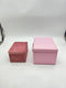 AUGUST & LEO JEWELRY BOX SET ( 2 Boxes Included ) - BRUSH - PINK New