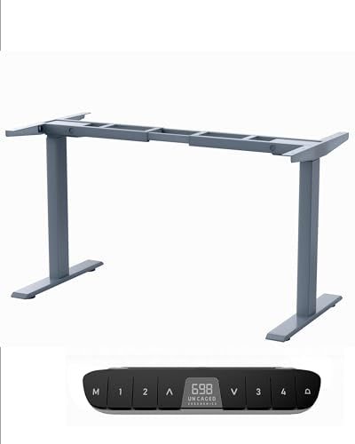 Uncaged Ergonomics Rise Up Dual Motor Electric Standing Desk, - Scratch & Dent
