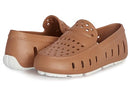 FLOAFERS KIDS PRODIGY DRIVER YOUTH 7 TODDLER TAN/BRIGHT WHITE - Brand New