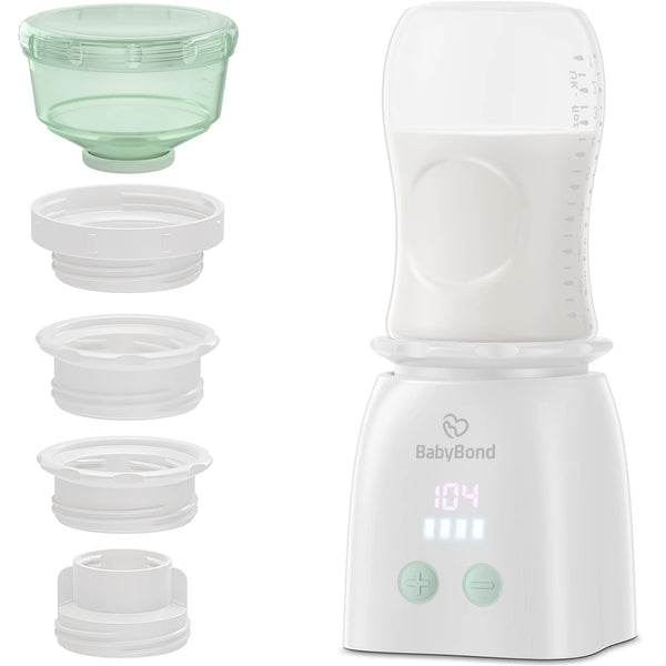 BabyBond Portable Cordless Bottle Warmer with Precise Temperature Control -GREEN Like New