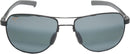 MAUI JIM GUARDRAILS MJ327 SUNGLASSES - GLOSS BLACK NEUTRAL GRAY - Like New