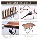 Erago Portable Folding Premium Camping Table,Lightweight&Backpack - Brand New