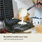 BELLA CLASSIC WAFFLE IRON, 4 SQUARE BELGIAN WAFFLE MAKERGH-819 - BLACK - Like New