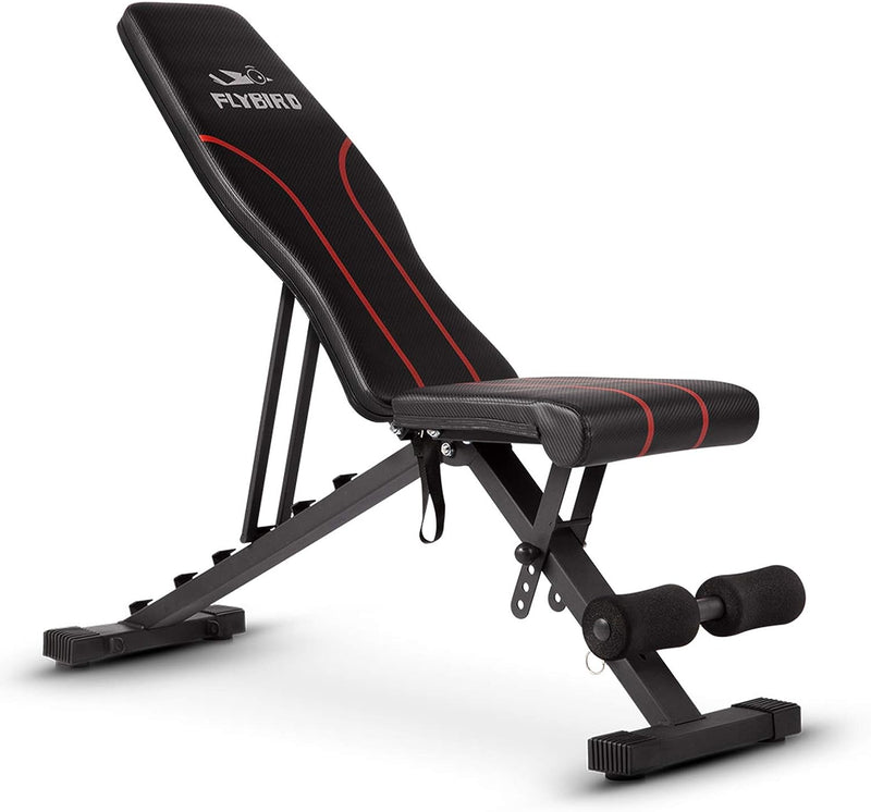 FLYBIRD Adjustable Bench Utility Weight Full Body Workout - Scratch & Dent