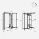 SONGMICS Garment Rack Heavy Duty Clothes Rack Freestanding Portable Wardrobe - Like New