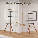 ECOTINY Tripod Easel TV Stand for 43 to 65 Inch LCD LED OLED Screen, HW1074BK - Like New