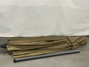 CALIFORNIA UMBRELLA 9' ROUND ALUMINUM POLE FIBERGLASS RIB UMBRELLA - CHAMPAGNE - Like New