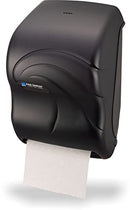 SAN JAMAR TEAR-N-DRY OCEANS PAPER TOWEL DISPENSER, CORE ROLLS, T1390TBK - BLACK - Like New