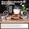 AFN COCKTAIL SMOKER KIT WITH TORCH 6 FLAVORS WOOD CHIPS WHISKEY GIFTS - BLACK - Like New
