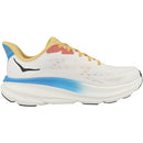 1127896 HOKA WOMEN'S CLIFTON 9 RUNNING SHOES, WOMEN 6 (EU W37 1/3) White/Black - Like New
