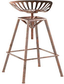 Christopher Knight Home Charlie Saddle Bar Stool - Copper - Brand New