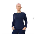 ALLBIRDS WOMEN S NATURAL FLOW STUDIO LONG SLEEVE - TRUE NAVY / XS - Brand New