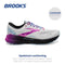 BROOKS WOMEN’S ADRENALINE GTS 23 SUPPORTIVE RUNNING SHOE BLACK/LIGHT BLUE/PURPLE - Like New