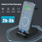 Woruda 3 in 1 Wireless Fast Charging Dock Station for iPhone - BLACK - Like New