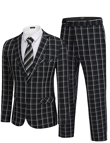 COOFANDY Men's 2 Piece Suits Classic Fit 2 Button Dress Suits Classic Fit - Like New