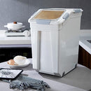 HANAMYA 32.5 Liter 35 lbs Pet Food Storage Container Measuring Cup B09M6BCJTP - Brand New
