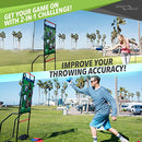 Sport Squad Endzone Challenge 2-in-1 Football Toss and Flying Disc Toss - Green - Like New