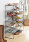Whitmor Spacemaker 6-Tier Shelves, Gunmetal - Like New