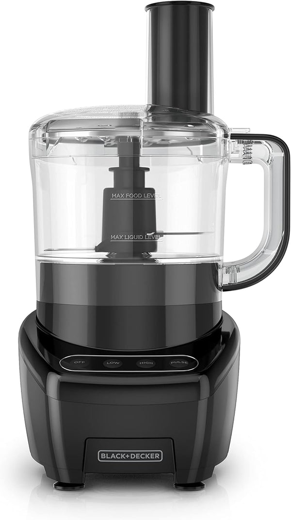 BLACK+DECKER 3-in-1 Easy Assembly 8-Cup Food Processor FP4200 - Black - Like New