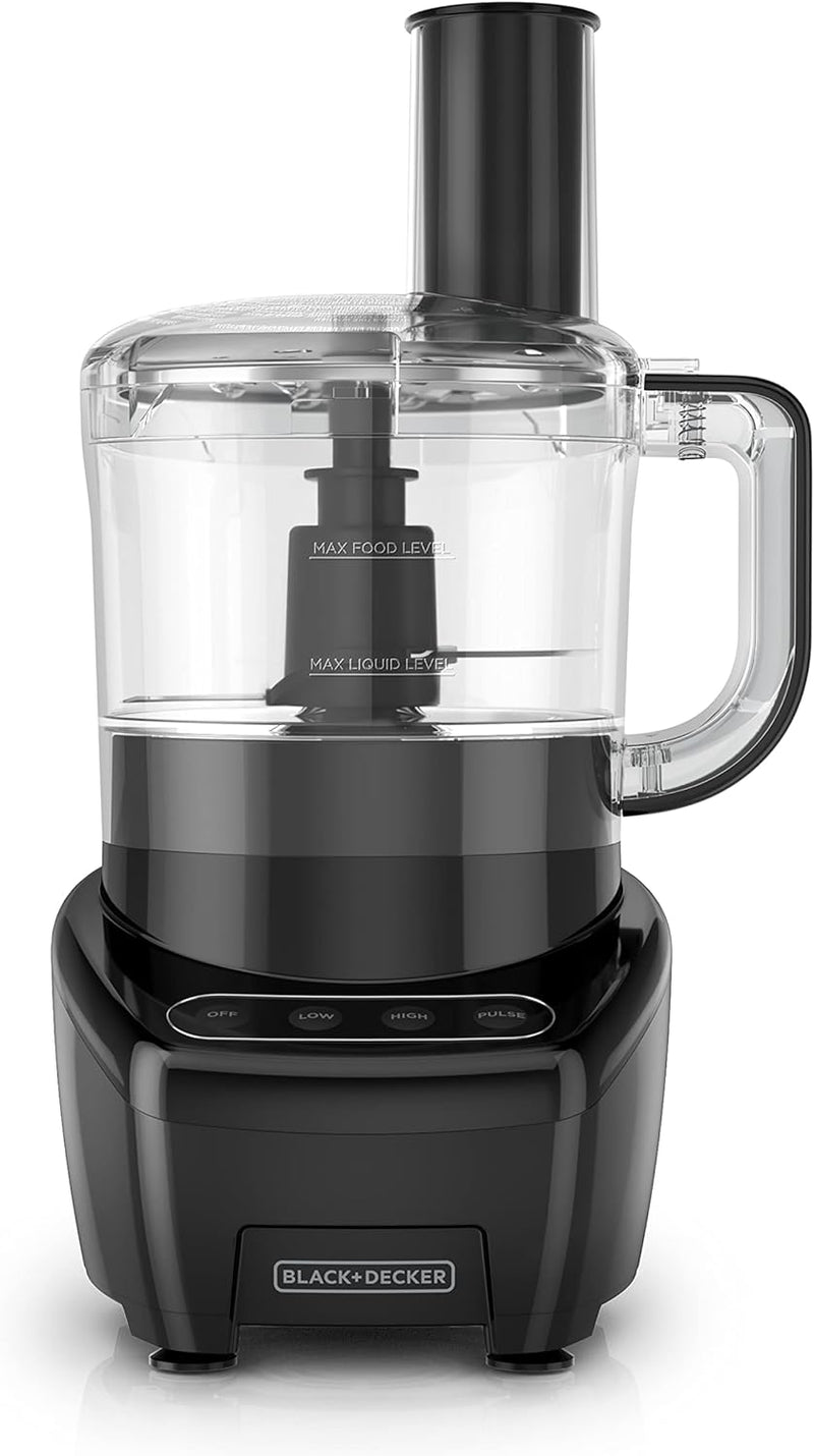 BLACK+DECKER 3-in-1 Easy Assembly 8-Cup Food Processor FP4200 - Black - Like New