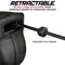 ReelWorks Mountable Retractable Air Hose Reel - 3/8" x  50'FT, 3' Ft Lead-In