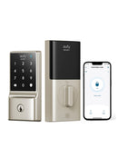 EUFY SECURITY SMART LOCK C210 KEYLESS ENTRY DOOR LOCK T8502-C10 - NICKEL Like New