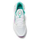 REEBOK FLOATZIG RUNNING SHOES FOR MEN SIZE MEN 9.5 FTWR WHITE/AQUA/PURPLE RAVE - Like New