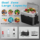 FOHO Portable Car Freezer Wheels Refrigerator Telescopic Handle ALG50 - BLACK - Brand New
