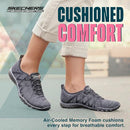SKECHERS WOMEN'S BREATHE-EASY SIMPLE PLEASURE - SIZE: MEN 9 (EU M39) - CHARCOAL - Brand New