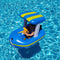 ZONE TECH BOAT INFLATABLE POOL FLOATS KIDS HARBOR MASTER PATROL 1 PACK - BLUE - Like New