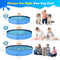 JECOO DOG POOL LARGE DOGS KIDDIE HARD PLASTIC FOLDABLE BATHING TUB - BLUE - Like New