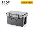 RTIC OUTDOORS 32 QT ULTRA-LIGHT HARD SIDED COOLER - GRAY - Like New