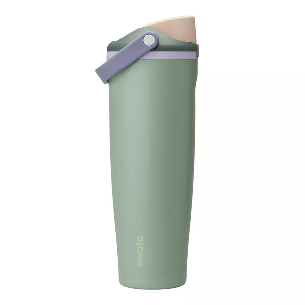 OWALA 40OZ FREESIP SWAY STAINLESS STEEL WATER BOTTLE - MISTY - Scratch & Dent