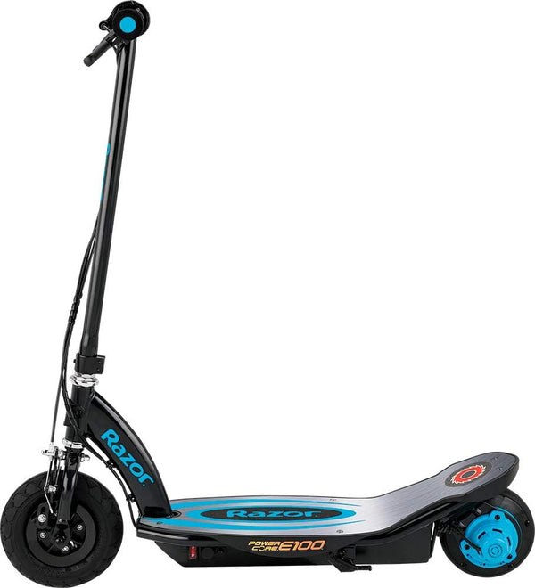 Razor Power Core E100 Electric Scooter, 100w Motor, 8" Tire, Up to 11 mph - BLUE Like New