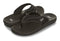 FLOOPI FLIP FLOPS FOR MEN TEXTURE SOFT EVA FOOTBED MEN BEACH SANDALS BLACK 12 - Brand New