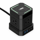 UNCAGED ERGONOMICS WIRELESS CUBE POWER STRIPA PLACE FOR - BLACK - Like New