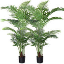 Fopamtri Artificial Areca Palm Plant 5 Feet Fake Palm Tree with - Scratch & Dent