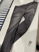 STONE FLEX JEANS - SIZE: MEN 42X31 - JET BLACK - Brand New