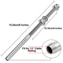 BLIKA 6" Swage Threaded Stud for 1/8" cable railing - Like New