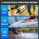 DGIVOVO PRESSURE WASHER, 5000PSI 3.2GPM ADJUSTABLE TOUCH SCREEN - BLUE - Like New