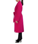 353MW438 WOMEN'S SOFT LONG SLEEVE FORMAL OVERSIZED COAT SIZE 8 FUSCHIA - Brand New
