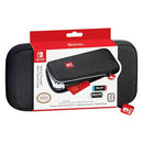 GAME TRAVELER LICENSED SLIM TRAVEL CASE PROTECTS NINTENDO SWITCH OR OLED - BLACK - Brand New
