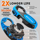 IWOOFI NEW 2025 RETRACTABLE DOG LEASH 16,4 FT' RETRACTABLE PET LEASH - BLUE - Like New