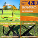 Dimples Excel Soccer Goals Kids Net for Backyard 7x5, 5x3.6, 4x3, 3x2.2 FT - Like New