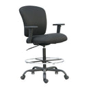 Alera ALE Mota Series Big and Tall Stool, Black - Like New