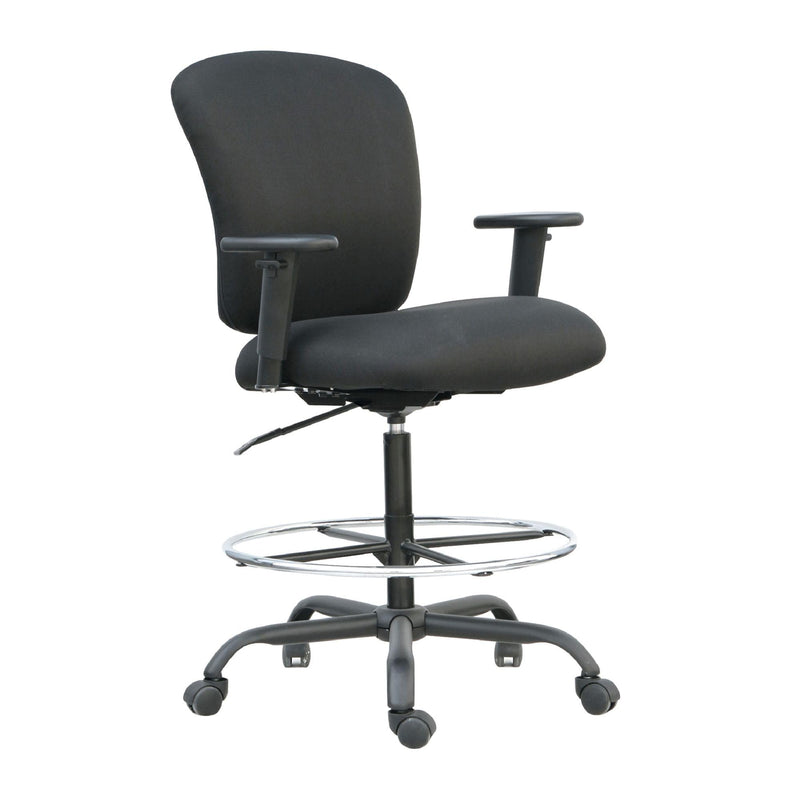 Alera ALE Mota Series Big and Tall Stool, Black - Like New