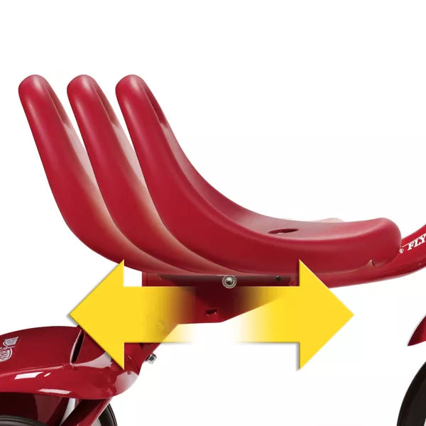 RADIO FLYER FOLD 2 GO TRIKE BUCKET STEEL FRAME PLASTIC PEDALS AGES 1.5-3 - RED - Like New