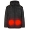 HELIOS – THE HEATED COAT – PAFFUTO STYLE FOR MEN - SIZE: MEN XL - BLACK - Like New